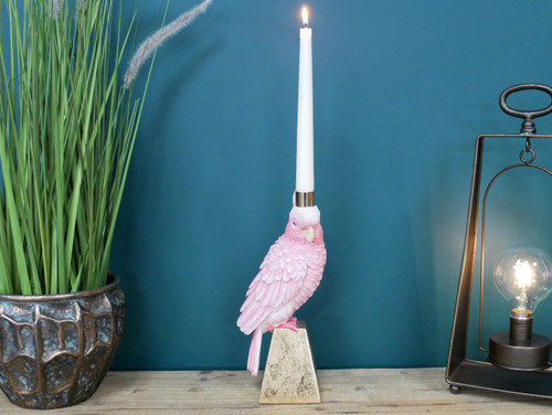 Pink parrot candle - ​pink,