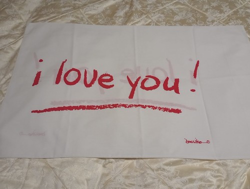 Pillowcase love you - pillowcase,