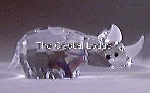Swarovski crystal rhinoceros - swarovski,