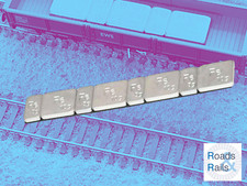 Strip of 8 Self Adhesive Weights For Model Railways, Lima Mainline Triang Dapol