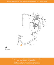 YAMAHA Pipe 1, 3HT-14871-00