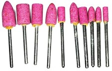 10Pcs Ceramic Stone Polishing Grinding   Die Grinder Drill Bit Tool