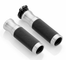 RIZOMA UNIVERSAL KNOBS SPORT SILVER UNIVERSAL GRIP SILVER MOTO GUZZI