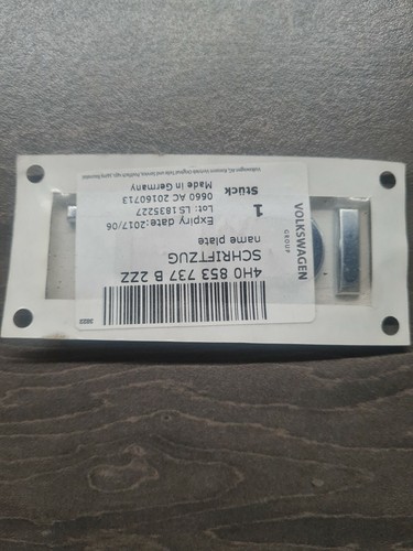 Genuine audi tdi - "tdi", rear