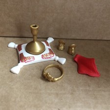 Playmobil Magic Lamp Cushion Crown Wrist Cuffs & Cloth Princess Castle Spares 42