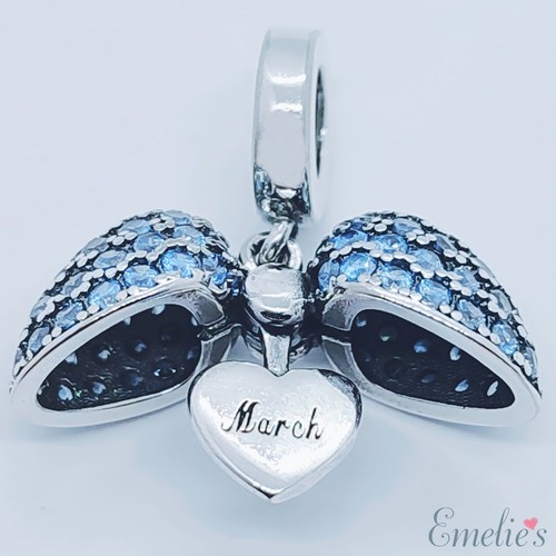 Birthstone charm for bracelet - birthstone,