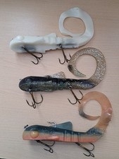 3 musky innovations magnum bulldawgs jerkbait swimbait pike lures