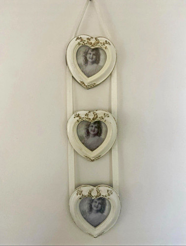 Hanging triple heart photo - hanging,