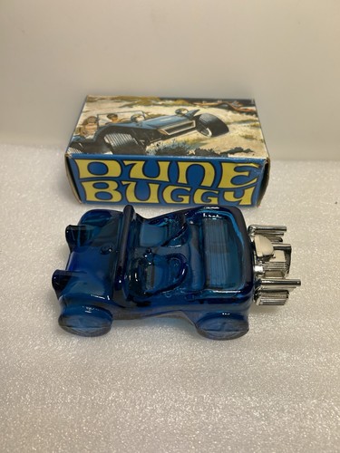 1971 avon perfume blue glass - avon,