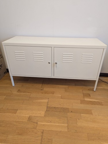 Ikea white metal locker - metal,