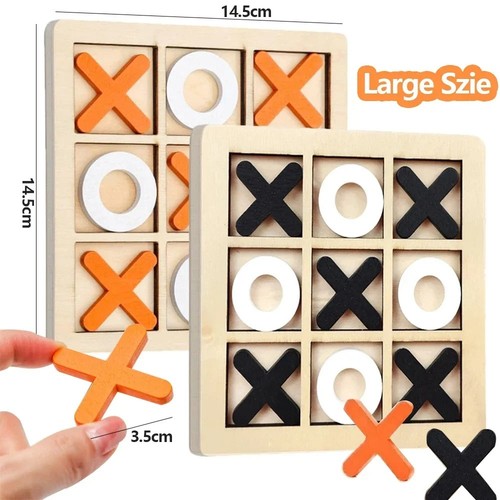 Wooden board tic tac - board,