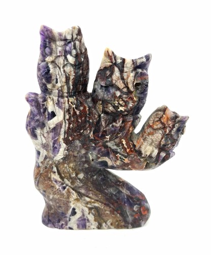Dream amethyst owl - owl, trio