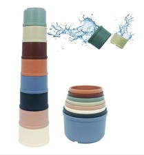 Baby Stacking Cups Toy Set Montessori Sensory Learning Toys for Toddlers 6–18M