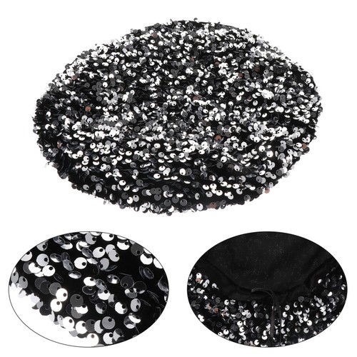 1pc sparkly beret sequins - 1pc,
