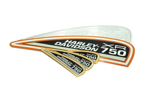 Pressed aluminium xr750 sign - aluminium,