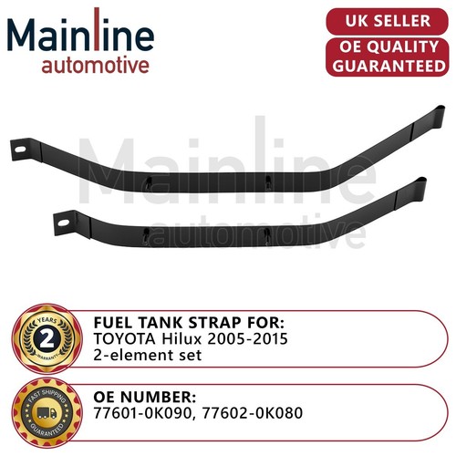 New fuel tank strap elements - new,