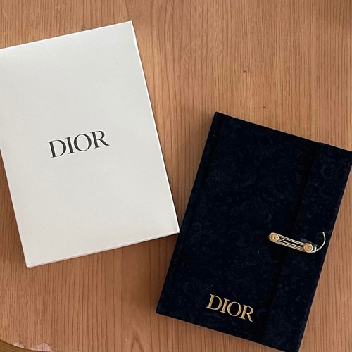 Christian dior notebook gold - notebook,