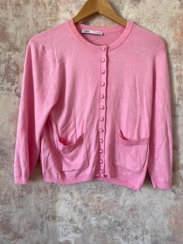 Zara pink ball button - zara,