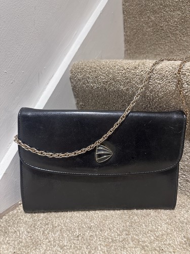 Ladies vintage handbag black - handbag, ~