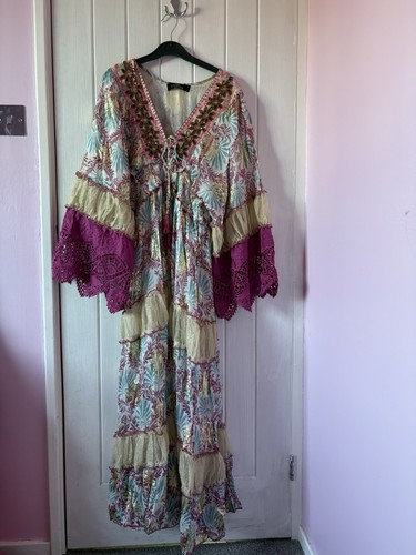 Papa pia patterned maxi dress - papa,