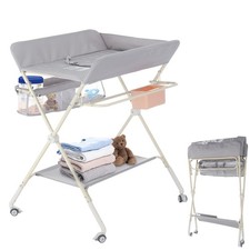 Baby Infant Changing Table Portable Folding Diaper Station Nursery Storage Jopul