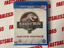 Jurassic Park 3D / Jurassic World 3D Blu-ray ,Double pack, New and Sealed .