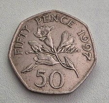 1997 Guernsey Fifty Pence -