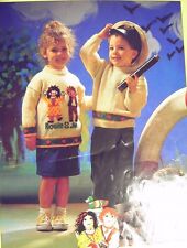ROSIE AND JIM SWEATERS~KNITTING PATTERN~ CHEST SIZE 20-28 INCHES         U130