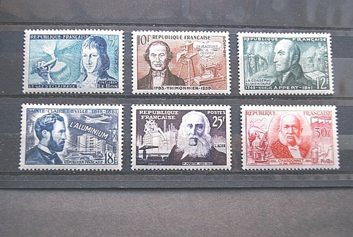 French stamps 1956 - stamps., france