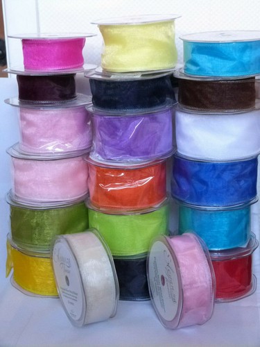 Eleganza organza chiffon - chiffon, wired