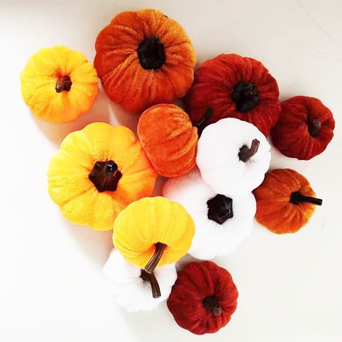 12pcs fall artificial pumpkins - fall,