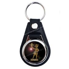 DOUGLAS MOTORCYCLES FAUX LEATHER KEY RING / KEY FOB.CLASSIC DOUGLAS MOTORCYCLES.