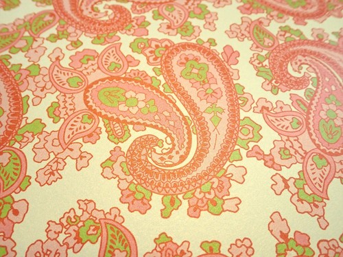 Paisley pattern paper guitar - pattern,