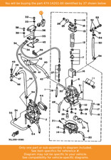 YAMAHA Choke Lever Comp