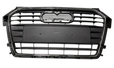Audi A1 2015-2018 Front Grille Silver Grey With Chrome Frame OE 8XA853651B1QP