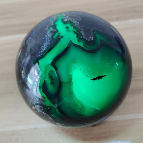 200g volcanic agate sphere - volcanic,