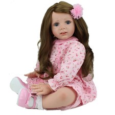 Realistic Reborn Baby Dolls Vinyl Silicone Lifelike Toddler Girl Handmade Gifts