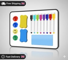 16 Pcs Dry Erase Whiteboards Set Small Double Sided Magnetic White Board a4 Siz