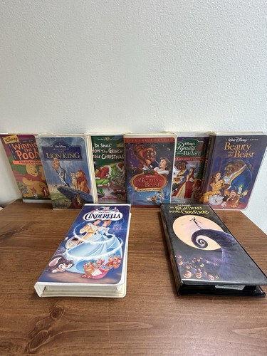Walt disney vhs tapes lot - walt,