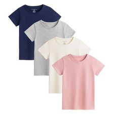 Girls T-Shirt 4 Pack Coloured