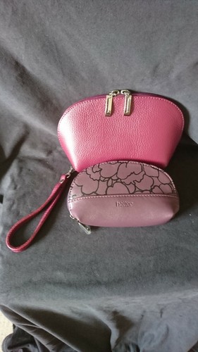 Italian wine leather bag - wine,