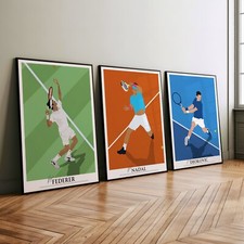 Tennis Poster / Canvas / Famed