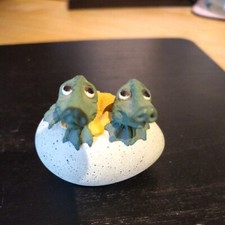 Vintage Genesis Creations Twin Nesslet Dragons Figurines 