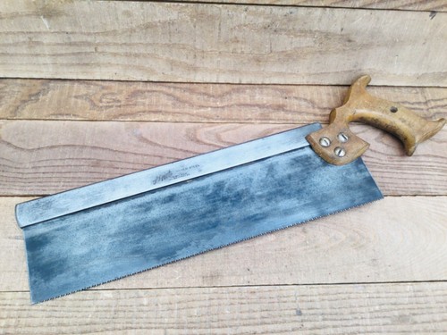 Antique tenon saw - 14”,