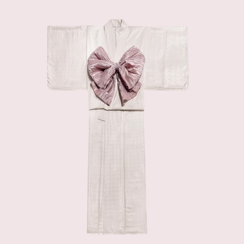 Ivory satin jacquard japanese - ivory,