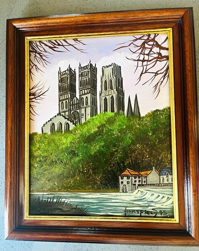Original durham cathedral oil - original,