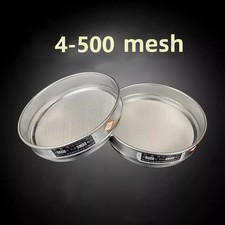 4-500 Mesh 2-0.0308mm Aperture Lab Standard Test Sieve 10-20cm Stainless Steel