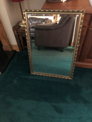 Large gold framed - ,, bevelled