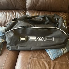 HEAD LARGE SPORTS TENNIS/CRICKET HOLDALL BAG 60cm Long GC side and end pockets 