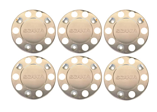 6pcs stainless steel - stainless,